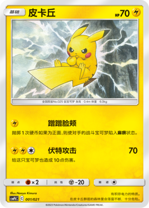 Pikachu Card