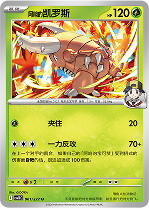 Ethan's Pinsir Card