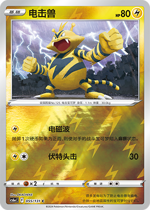 Electabuzz Card