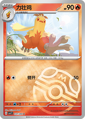 Combusken Card