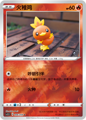 Torchic Card