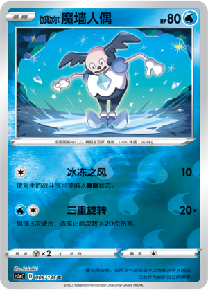 Galarian Mr. Mime Card