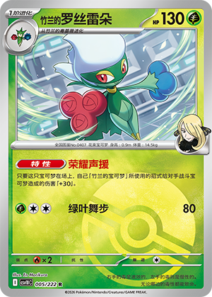 Cynthia's Roserade Card