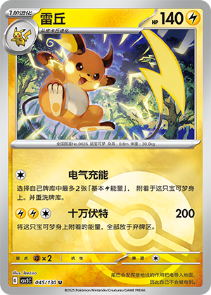 Raichu Card