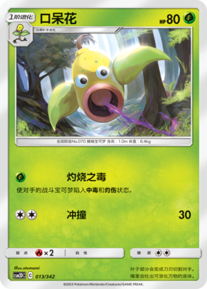 Weepinbell Card