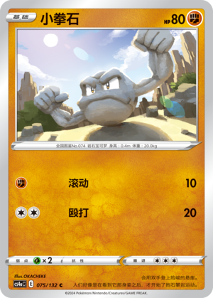 Geodude Card