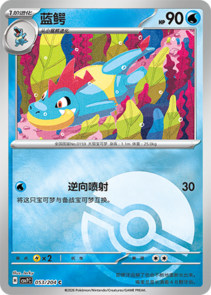 Croconaw Card