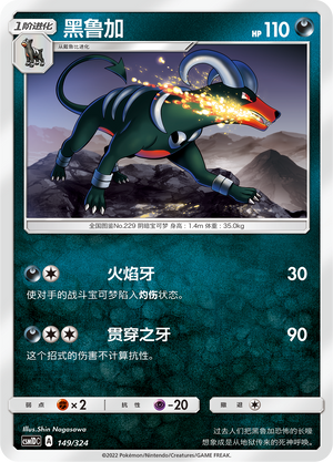 Houndoom Card