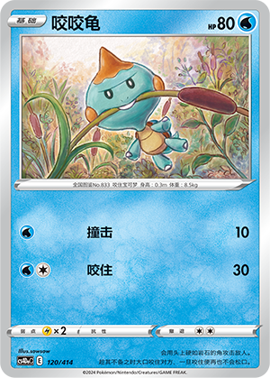 Chewtle Card