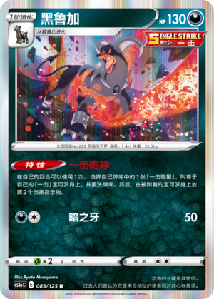 Houndoom Card