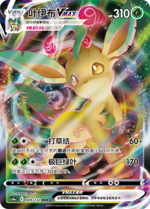 Leafeon VMAX Card