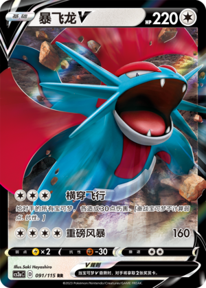 Salamence V Card