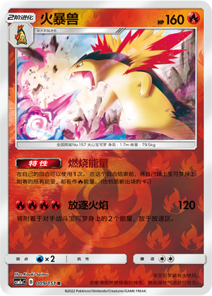 Typhlosion Card
