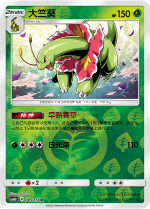 Meganium Card