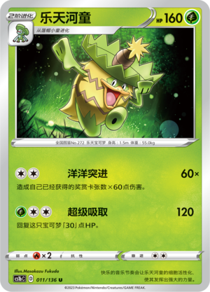 Ludicolo Card
