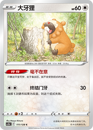 Bidoof Card