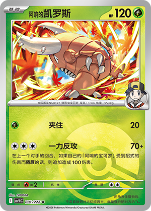 Ethan's Pinsir Card