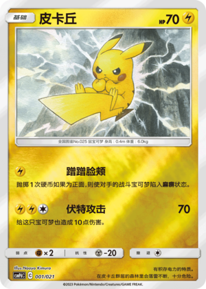 Pikachu Card