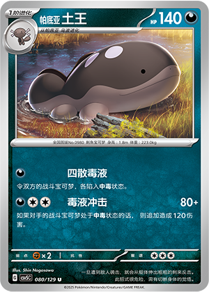 Paldean Clodsire Card