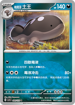 Paldean Clodsire Card