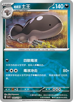 Paldean Clodsire Card