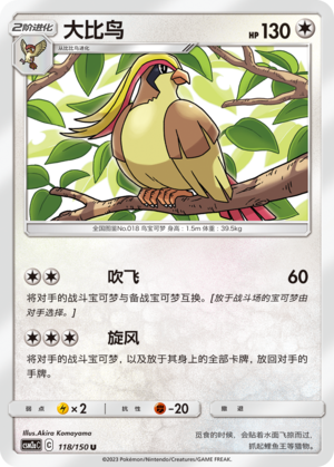 Pidgeot Card