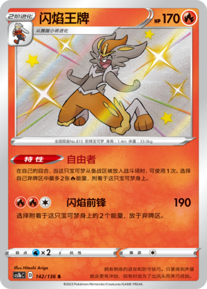 Cinderace Card