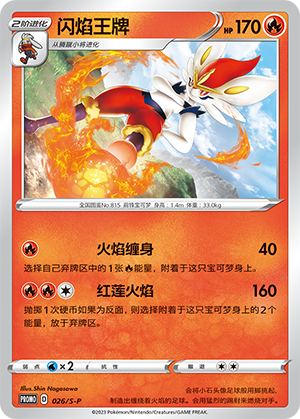 Cinderace Card