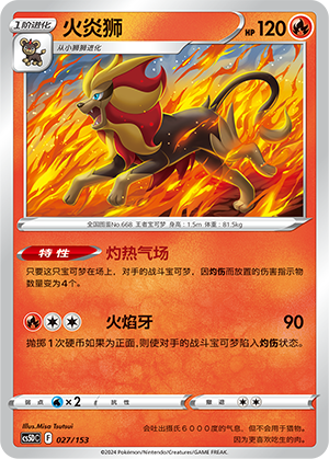 Pyroar Card