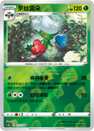 Roserade Card