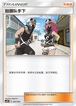 [Trainer] Team Skull Grunt Card
