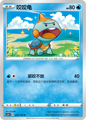 Chewtle Card