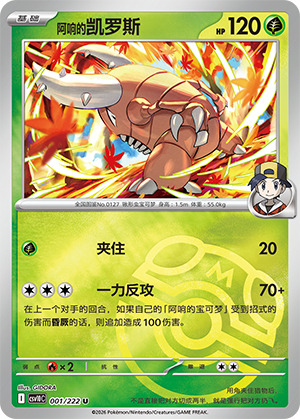 Ethan's Pinsir Card