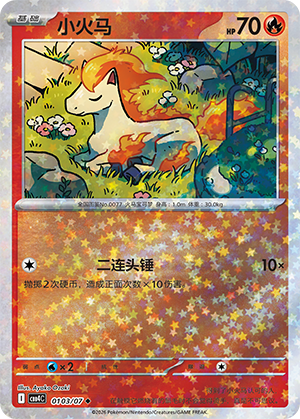 Ponyta Card