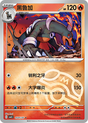 Houndoom Card