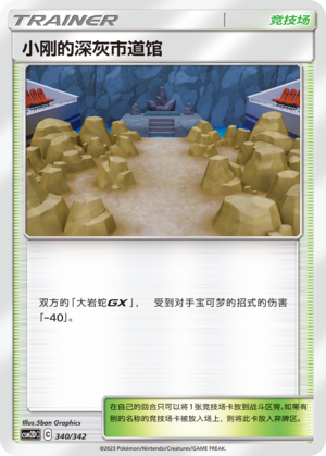 Brock's Pewter City Gym Card