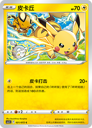 Pikachu Card