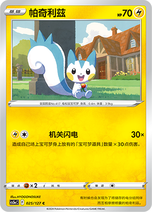 Pachirisu Card