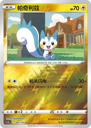 Pachirisu Card