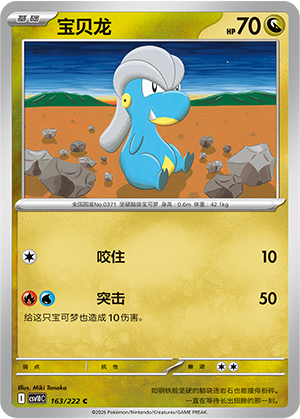 Bagon Card