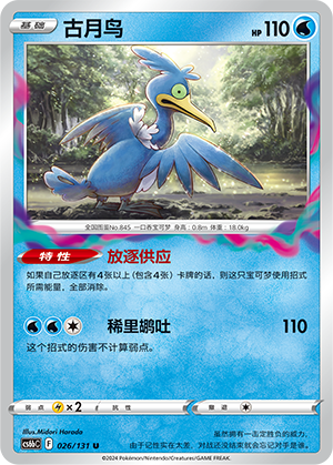 Cramorant Card