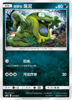 Alolan Grimer Card