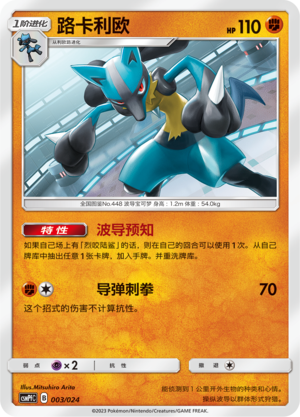 Lucario Card