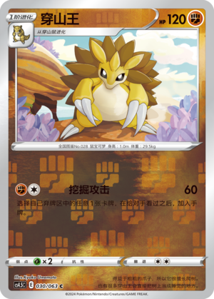 Sandslash Card