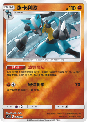 Lucario Card