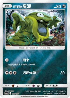 Alolan Grimer Card