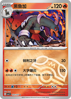 Houndoom Card