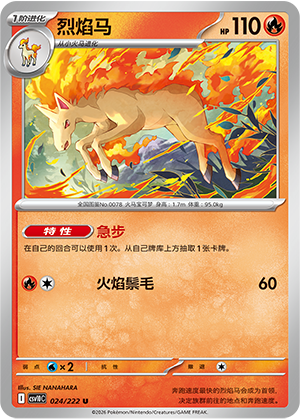 Rapidash Card