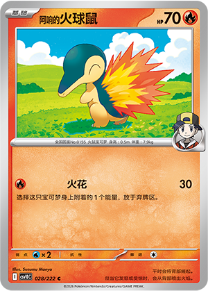 Ethan's Cyndaquil Card