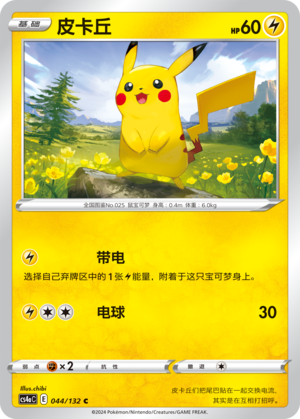 Pikachu Card